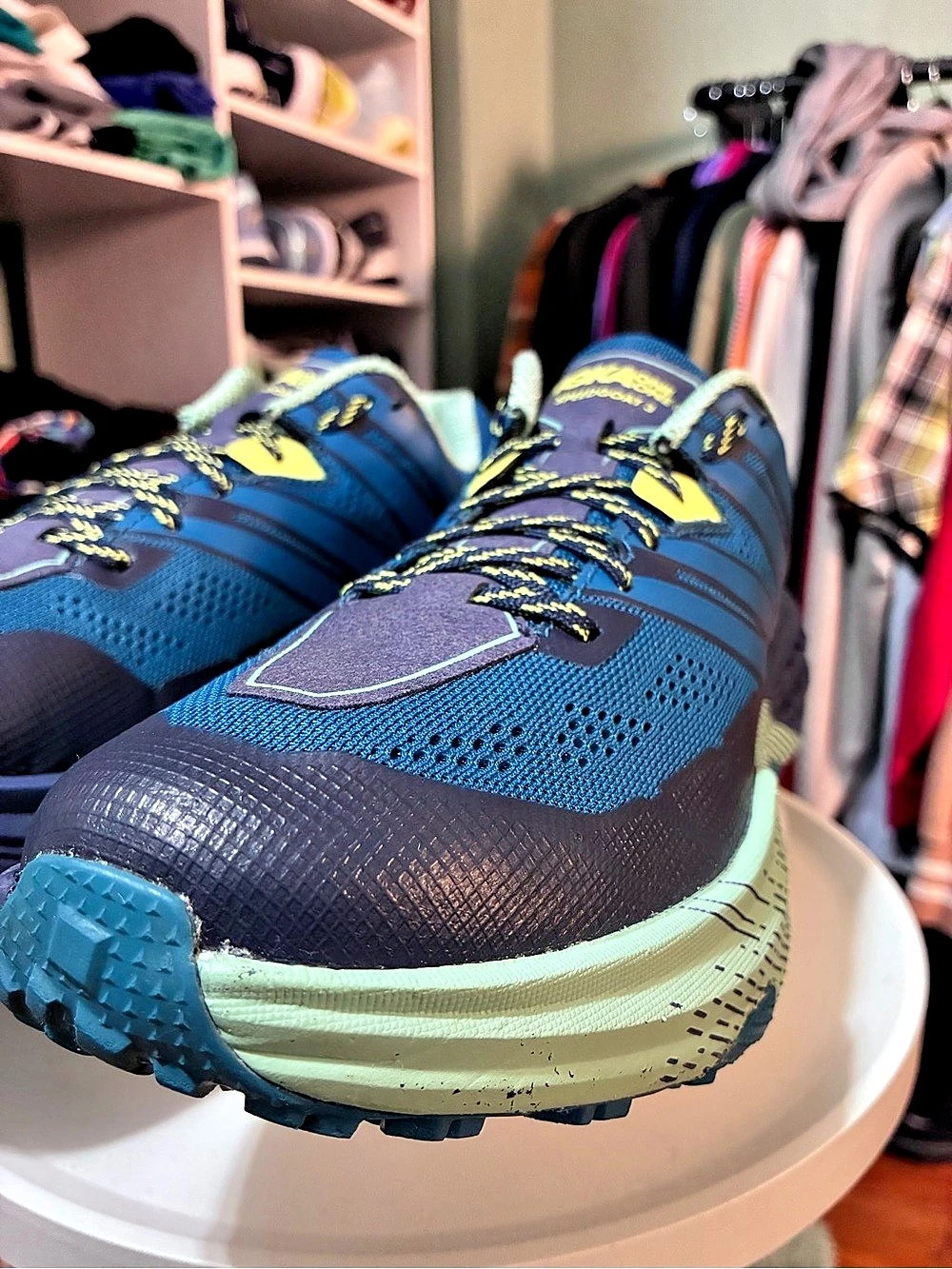 HOKA Speedgoat 3 Women’s Size 10 Seaport Medieval Blue Vibram Trail Shoes